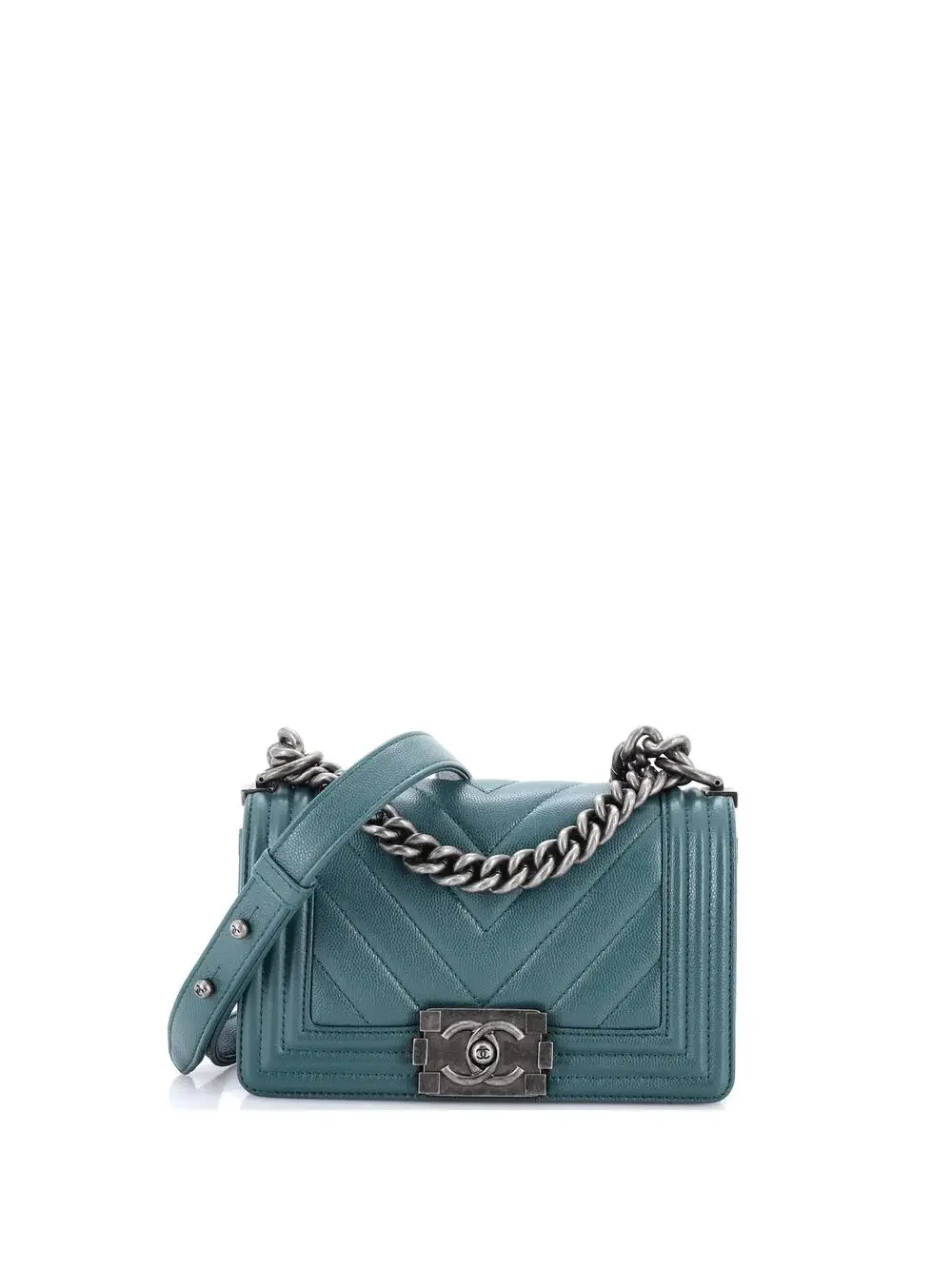 Chanel Boy Flap Bag Chevron Caviar #259675C44B